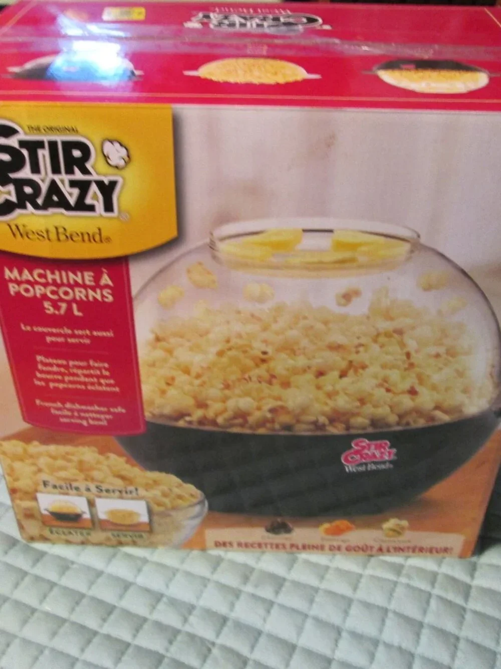 New Stir Crazy West Bend 6 qt